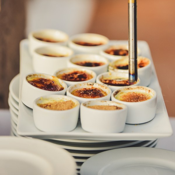 Crème brûlée au parmesan