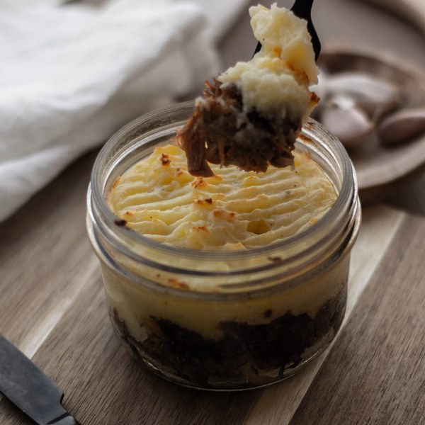 Hachis parmentier de canard