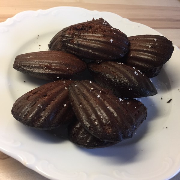 Madeleines au chocolat cœur coulant