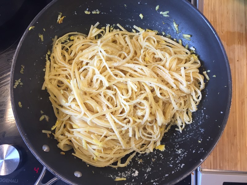 poêlée de pâtes