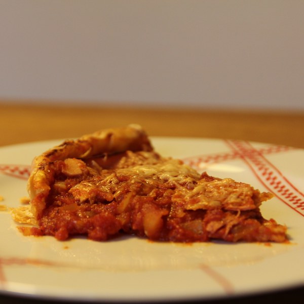 Tarte aux tomates et au jambon