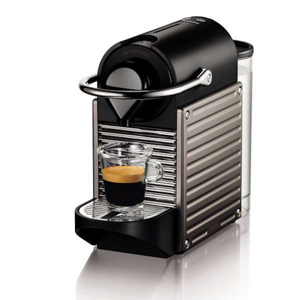 Machine à café Krups Pixie titane Nespresso